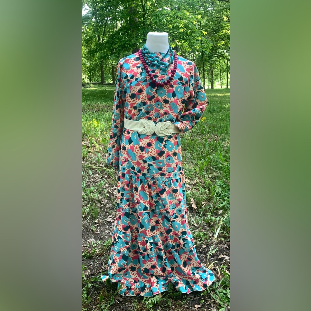 Vintage colorful dress